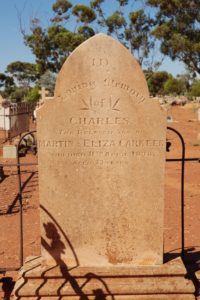 Charles Carkeek's Grave in 2018- photo Danelle Warnock