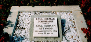 Paul Schumann Grave - Cue Cemetery