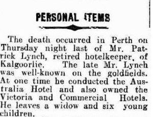 Kalgoorlie Miner 3 Dec 1934