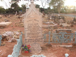 Sarah and Thomas ABRAHAM - Boulder Cemetery
