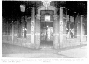 The damage to the Railway Hotel after the Magazine Explosion - 1904