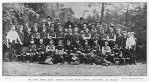 Image: West Perth, Premiers and State Cup winners (Alf Trevillian 2nd row from front, standing 6th from left with mustache)