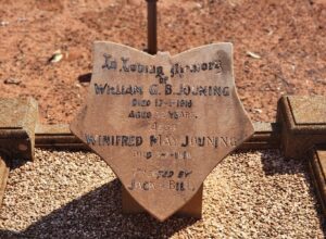 Jouning Family Grave, Kalgoorlie Cemetery - Photo Danelle Warnock