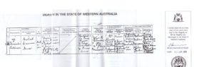 Death certificate for Michael Crennan 