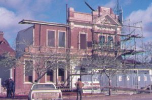 The Oriental Hotel during demolition