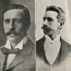 Mr C L Mason (left) Manager Perth branch and J W Beck Kanowna branch manager.