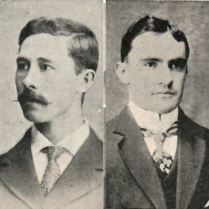 D Short (left) Manager of Kalgoorlie Branch and D Short