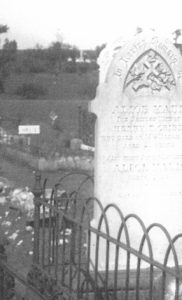 Alice Maud Cribb and child - Kalgoorlie Cemetery c1903