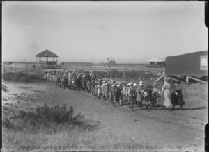 Eastern Goldfields Fresh Air League children at Bunbury, 1919
