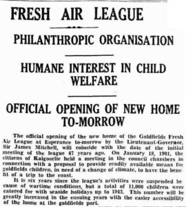 The Opening of the Esperance Building - Kalgoorlie Miner 17 January 1948, page 1