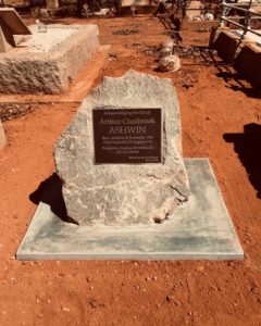 Arthur C Ashwin - Kalgoorlie Cemetery