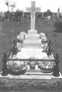 Jeremiah Minehan Grave Kalgoorlie Cemetery taken 1910