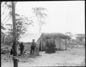 Police camp, Norseman, 1896.