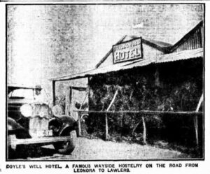 Doyles Well Hotel 1935