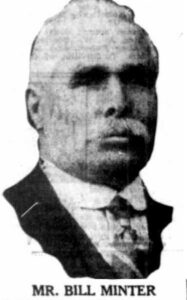 Bill Minter - Veteran of Early Kanowna and foreman of the inquest jury in the Coulter and Trefferne gold stealing case.