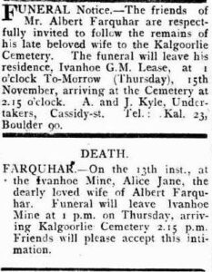 Kalgoorlie Western Argus 14 November 1900