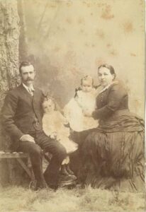John Holt and his wife Mary nee Willis and two of their children