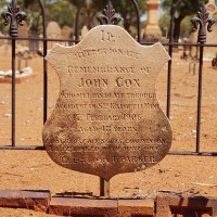 John Cox - Kalgoorlie Cemetery -Photo Danelle Warnock