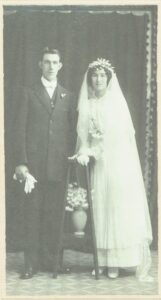 Bill and Beatric's wedding 1943