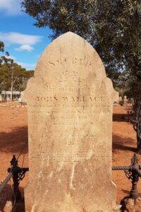 John Wallace - Kalgoorlie Cemetery - Photo: Danelle Warnock