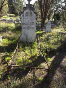 John Willcox - Donnybrook Cemetery, Western Australia