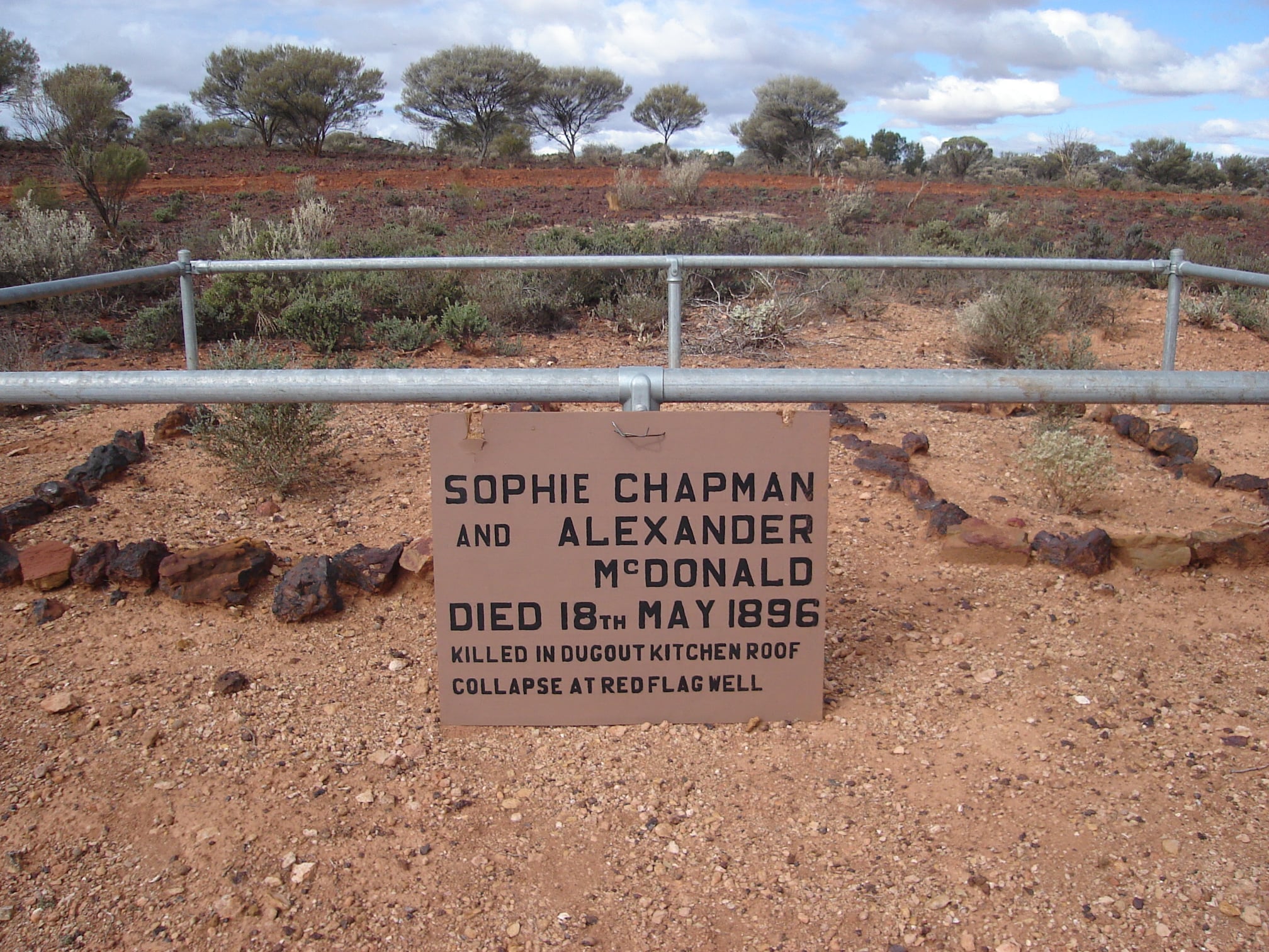Plaque by Outback Graves
