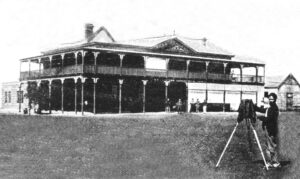 Unknown Photographer outside the Lancefield Hotel, WA