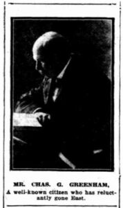 Charles Greenham - 1912