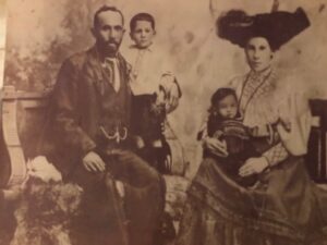 Mudageen & Clara and two of their children