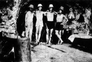1937 - the old Brewery site became a popular site for campers and can still be seen today - Image TROVE