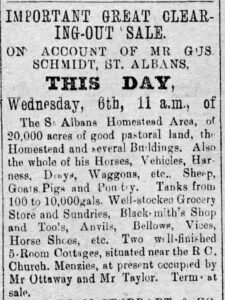 chmidt G Selling St Albans Kal Miner 19-7-1902