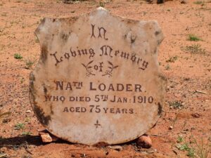 Nathaniel Loader - Coolgardie Cemetery