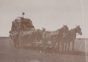 Fully Loaded Coach on the way to Leonora
