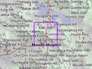 Map showing Lennonville