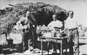 Woodcutters in their Woodline Camp - Photo Phil Bianchi