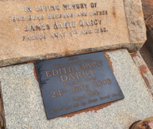 Darcy Grave Kalgoorlie Cemetery