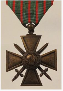 Croix de Guerre – A War Hero’s medal.