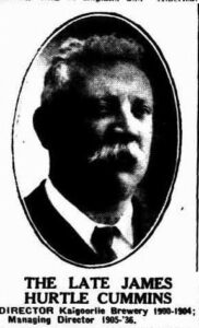 The late James Hurtle CUMMINS