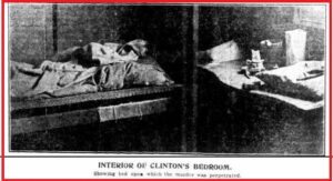 Interior of Clintons Bedroom - The Scene of the Crime