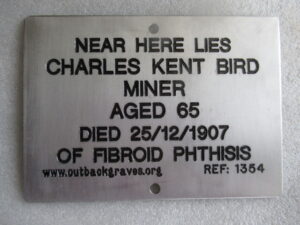 Charles Kent BIRD - Plaque by Outback Graves