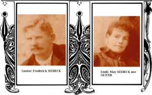 Gustav and Emily SEEBECK parents of William