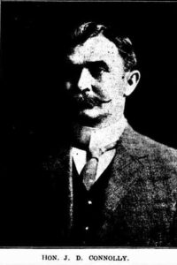 Hon J D Connolly - W.A. Record 8 November 1913, page 11
