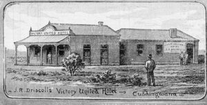 J R Driscolls Victory United Hotel Cuddinwarra.