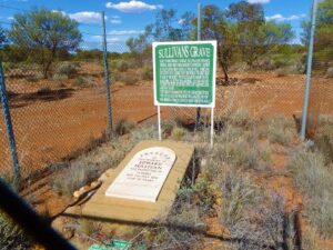 Edward Sullivan Grave today - Leonora Cemetery