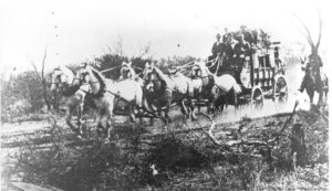 The coach to Malcolm with an armed police officer with the driver.