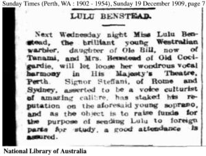 Sunday Times - Perth - 19 Nov 1909
