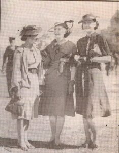 To end the Race Round on a sartorial note. These smart ladies were the winners of the 1938 'Fashion of the Fields'. They look as lovely as today's fashionistas!!