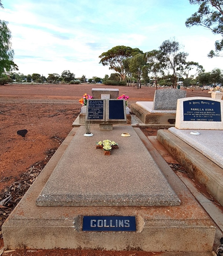 Grave of Cecil Collins - Photo Danelle Warnock
