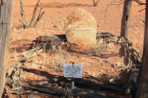 Robert Kirkpatrick died of miners lung at the Bronzewing mine site in WA's Mid West in 1909.Supplied Trevor Tough from Outback Graves.