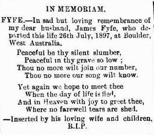 Kalgoorlie Miner 22 August 1899, page 4